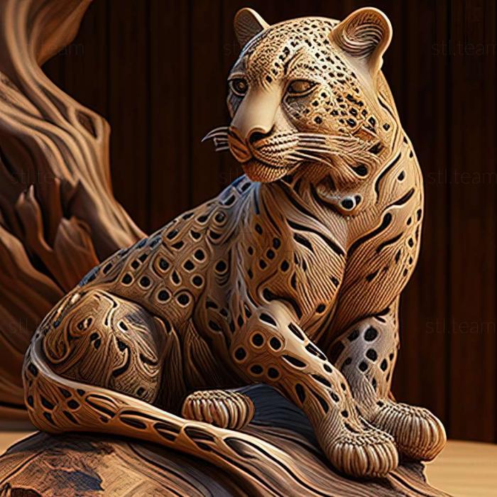 3D model Panthera zdanskyi (STL)
